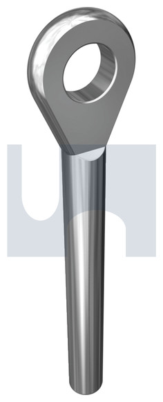 SWAGE EYE TERMINAL STAINLESS 3/32 WIRE